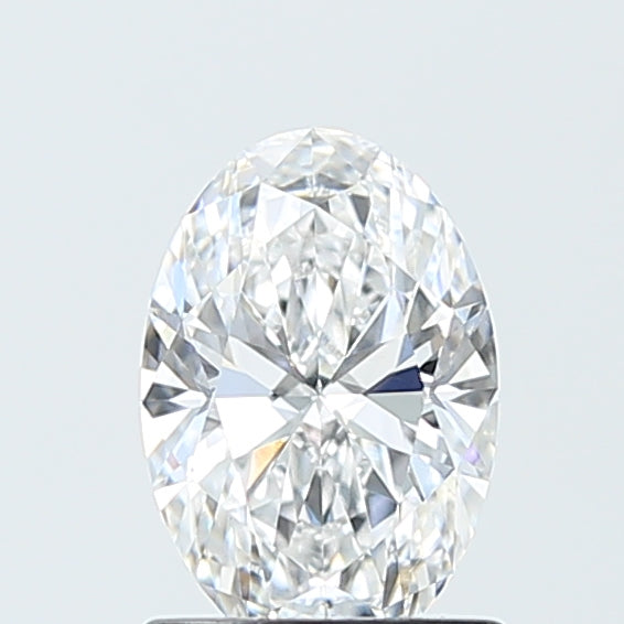 1.1 Carat Oval Lab Diamond with  Cut Diamond in 14KT  view 1
