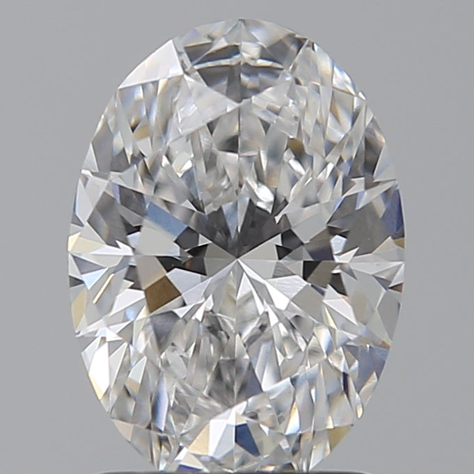 1.54 Carat Oval Lab Diamond with  Cut Diamond in 14KT  view 1
