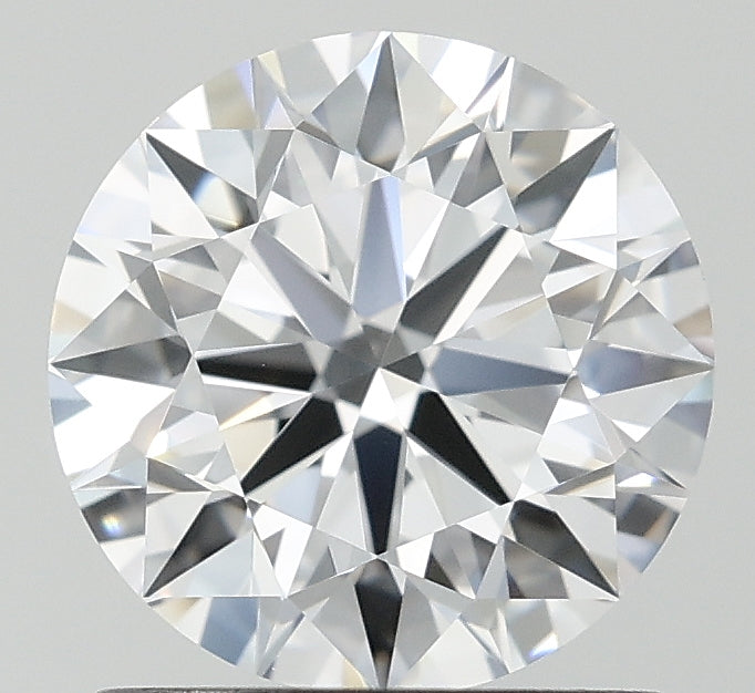 1.27 Carat Round Lab Diamond with  Cut Diamond in 14KT  view 1
