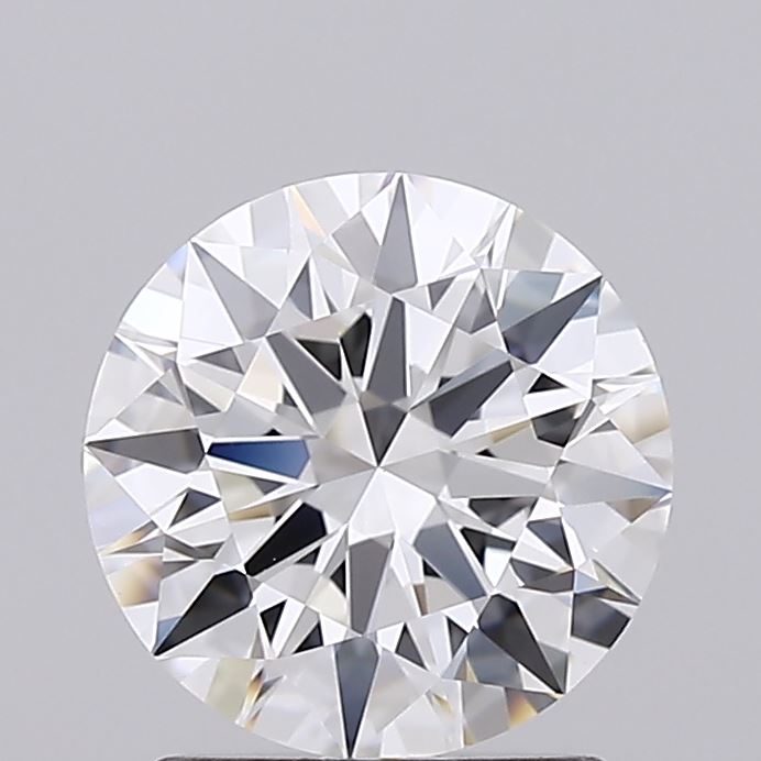 1.46 Carat Round Lab Diamond with  Cut Diamond in 14KT  view 1
