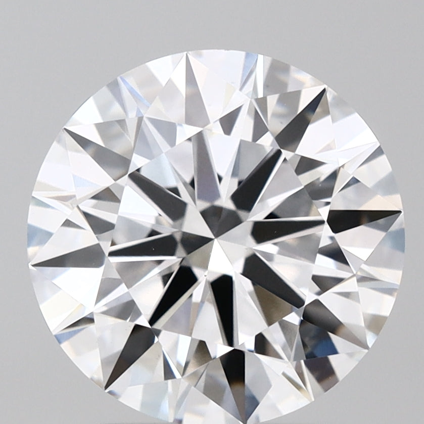2.61 Carat Round Lab Diamond with  Cut Diamond in 14KT  view 1
