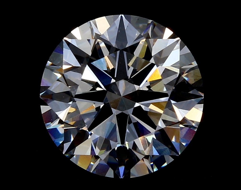 1.61 Carat Round Lab Diamond with  Cut Diamond in 14KT  view 1
