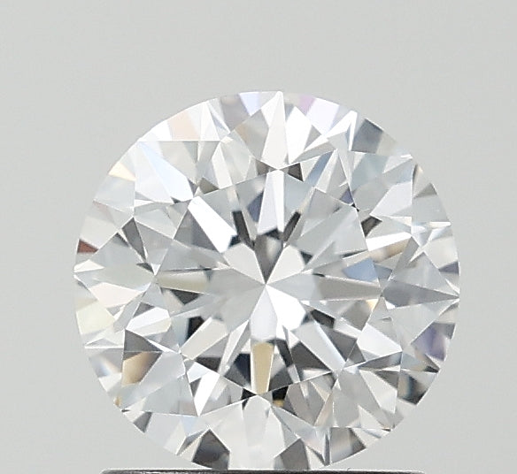 1.3 Carat Round Lab Diamond with  Cut Diamond in 14KT  view 1

