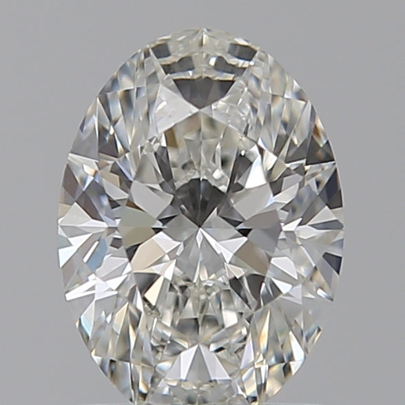 1.12 Carat Oval Lab Diamond with  Cut Diamond in 14KT  view 1
