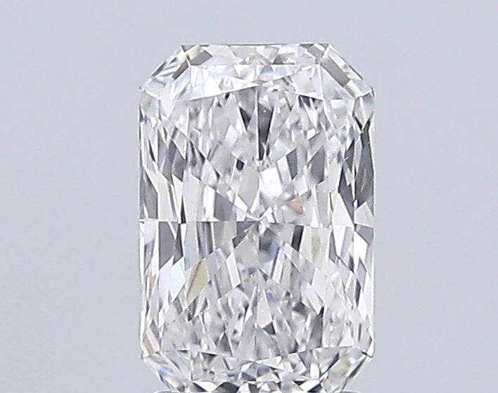 2.51 Carat Radiant Lab Diamond with  Cut Diamond in 14KT  view 1

