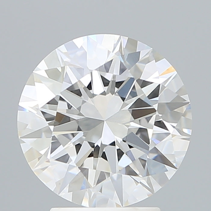 3.1 Carat Round Lab Diamond with  Cut Diamond in 14KT  view 1
