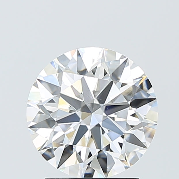 2.04 Carat Round Lab Diamond with  Cut Diamond in 14KT  view 1
