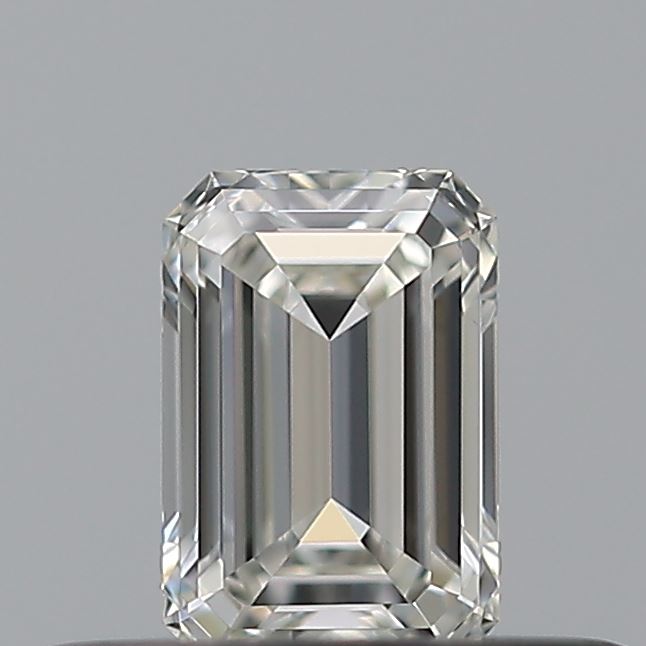 0.25 Carat Emerald Natural Diamond with  Cut Diamond in 14KT  view 1
