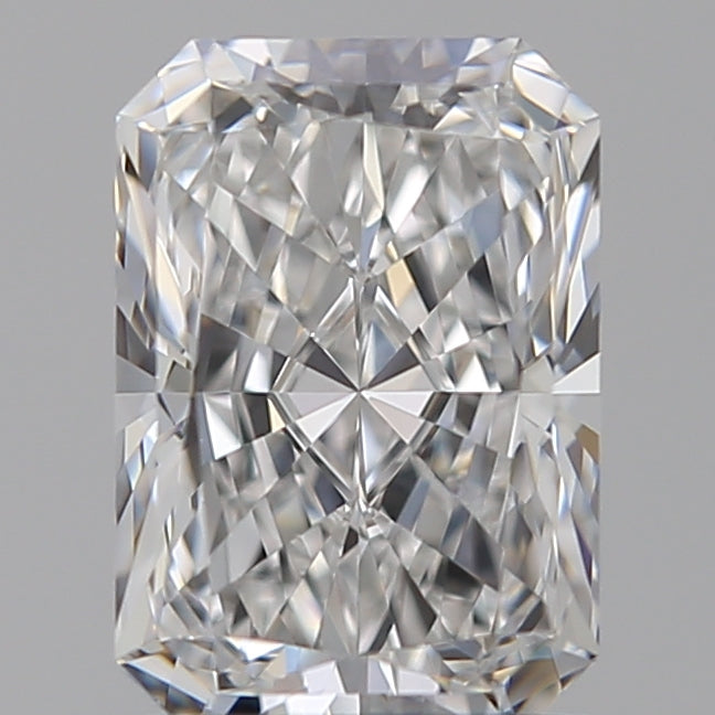 1.25 Carat Radiant Lab Diamond with  Cut Diamond in 14KT  view 1

