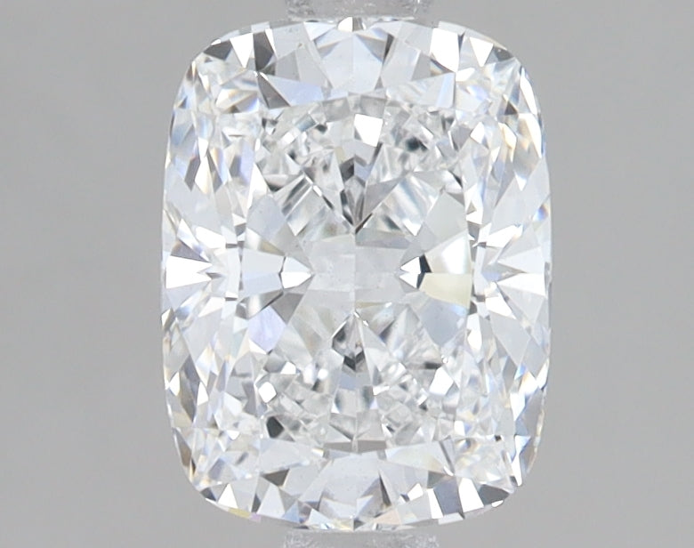 1.52 Carat Cushion Lab Diamond with  Cut Diamond in 14KT  view 1

