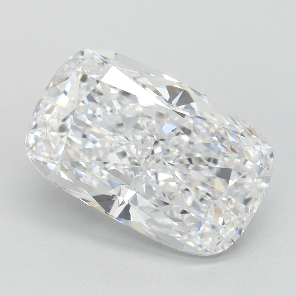 3.1 Carat Cushion Lab Diamond with  Cut Diamond in 14KT  view 1
