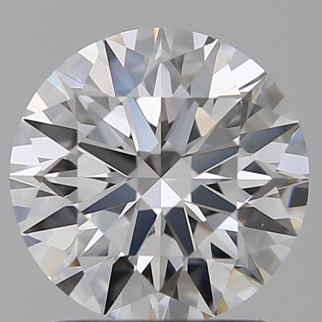 1.57 Carat Round Lab Diamond with  Cut Diamond in 14KT  view 1
