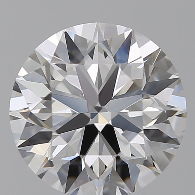 2.0 Carat Round Lab Diamond with  Cut Diamond in 14KT  view 1
