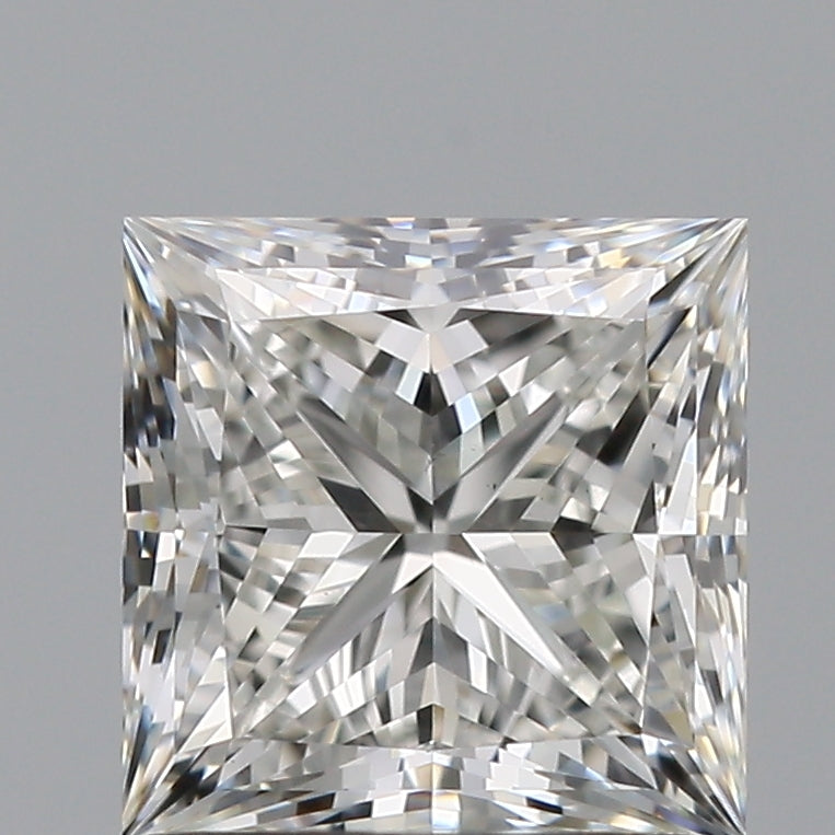 1.1 Carat Princess Natural Diamond with  Cut Diamond in 14KT  view 1
