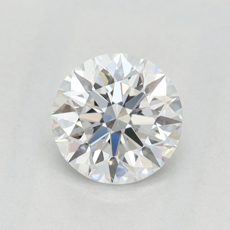 0.51 Carat Round Lab Diamond with  Cut Diamond in 14KT  view 1

