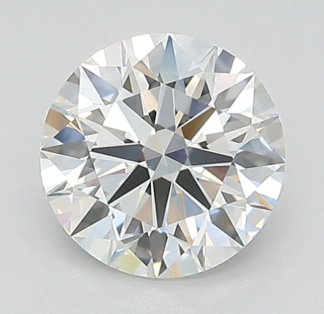 1.24 Carat Round Lab Diamond with  Cut Diamond in 14KT  view 1
