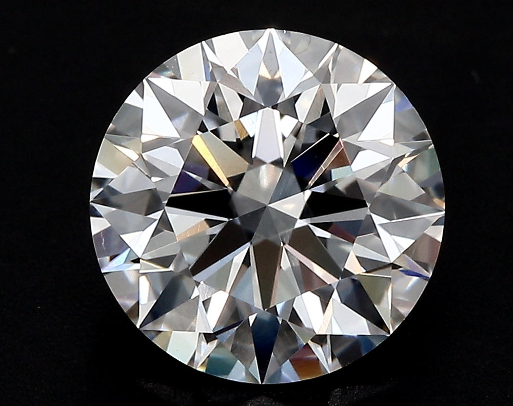 8.01 Carat Round Lab Diamond with  Cut Diamond in 14KT  view 1
