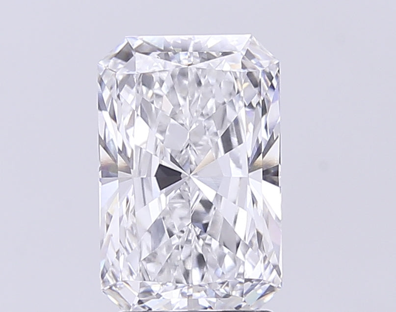 3.01 Carat Radiant Lab Diamond with  Cut Diamond in 14KT  view 1
