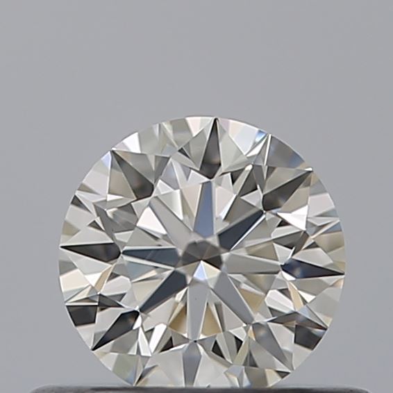 0.39 Carat Round Natural Diamond with  Cut Diamond in 14KT  view 1
