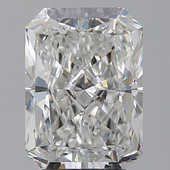 3.03 Carat Radiant Lab Diamond with  Cut Diamond in 14KT  view 1
