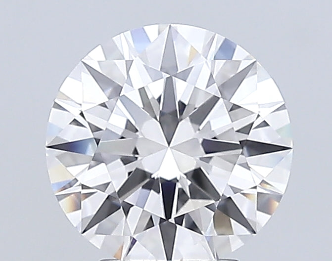 4.01 Carat Round Lab Diamond with  Cut Diamond in 14KT  view 1
