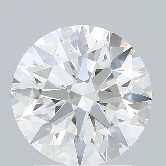 2.16 Carat Round Lab Diamond with  Cut Diamond in 14KT  view 1
