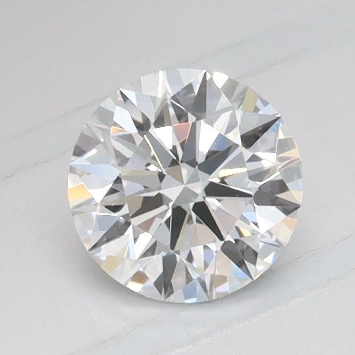 0.6 Carat Round Lab Diamond with  Cut Diamond in 14KT  view 1
