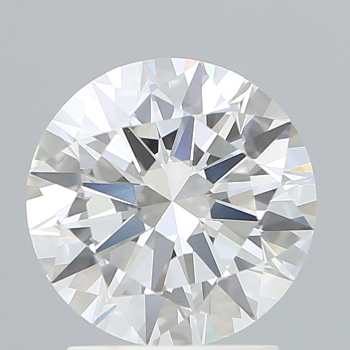 2.0 Carat Round Lab Diamond with  Cut Diamond in 14KT  view 1
