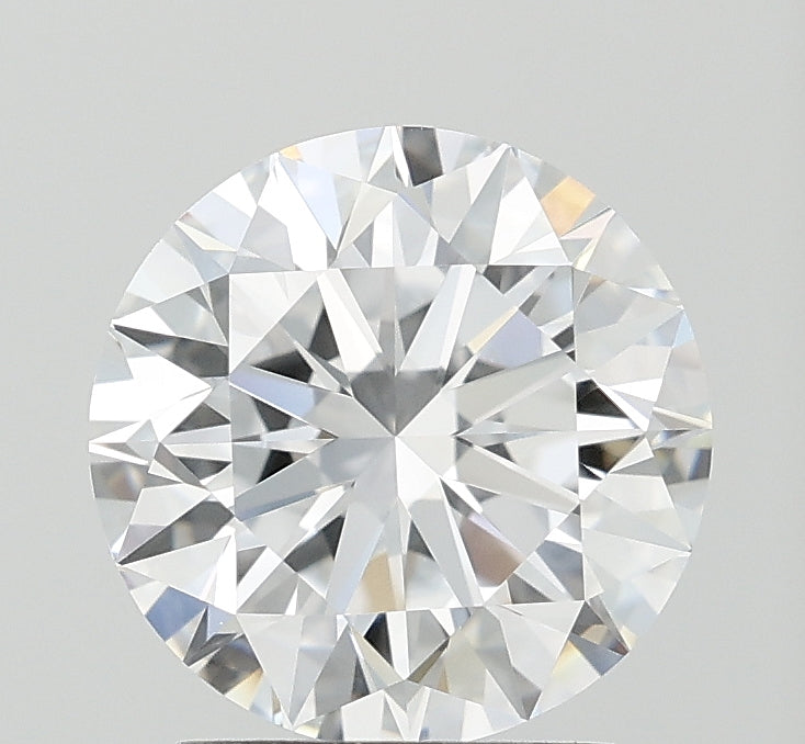 2.07 Carat Round Lab Diamond with  Cut Diamond in 14KT  view 1
