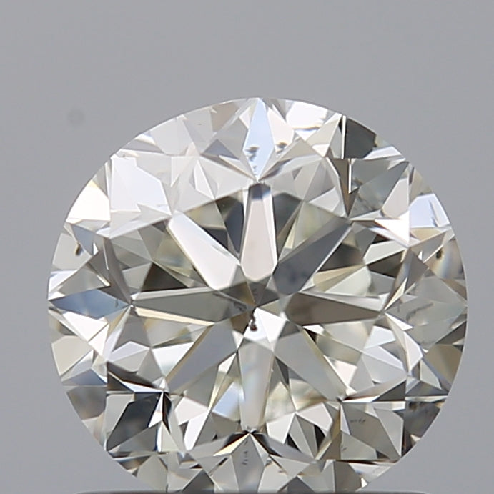 1.0 Carat Round Natural Diamond with  Cut Diamond in 14KT  view 1
