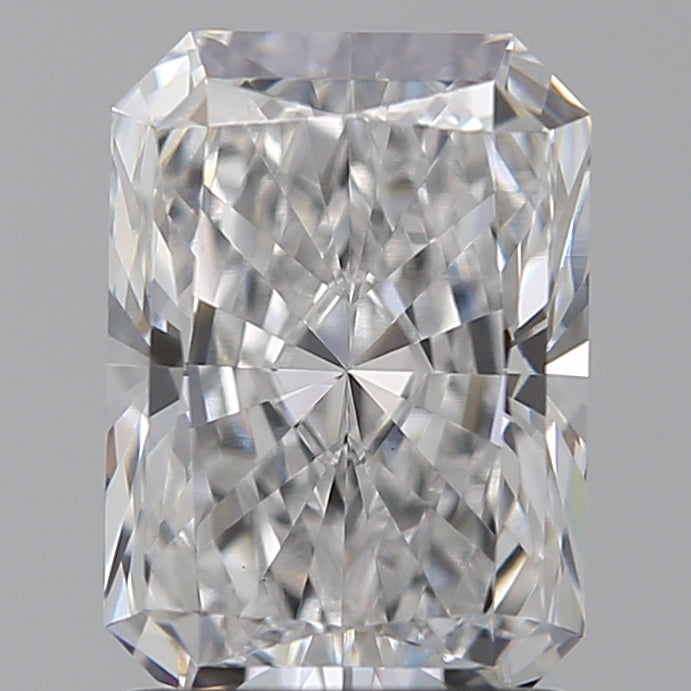 1.55 Carat Radiant Lab Diamond with  Cut Diamond in 14KT  view 1
