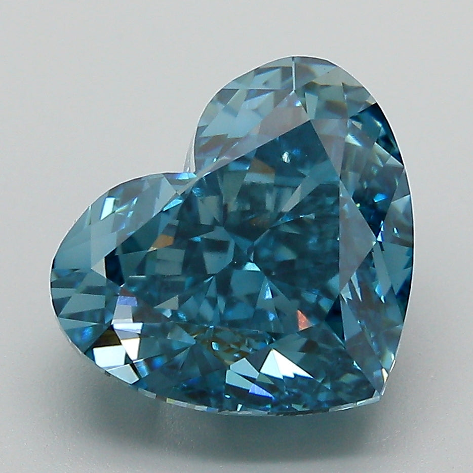 5.19 Carat Heart Lab Diamond with  Cut Diamond in 14KT  view 1
