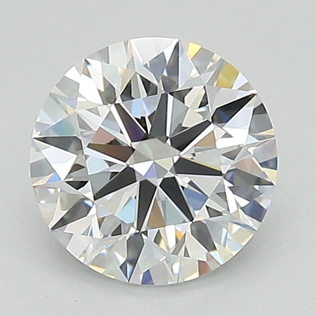 1.43 Carat Round Lab Diamond with  Cut Diamond in 14KT  view 1
