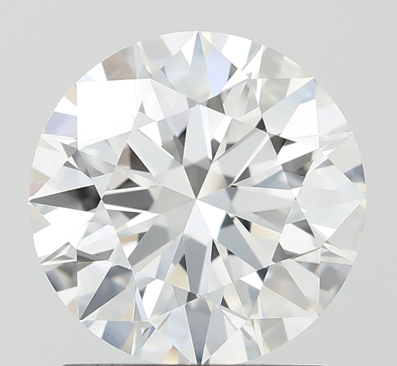 1.53 Carat Round Lab Diamond with  Cut Diamond in 14KT  view 1
