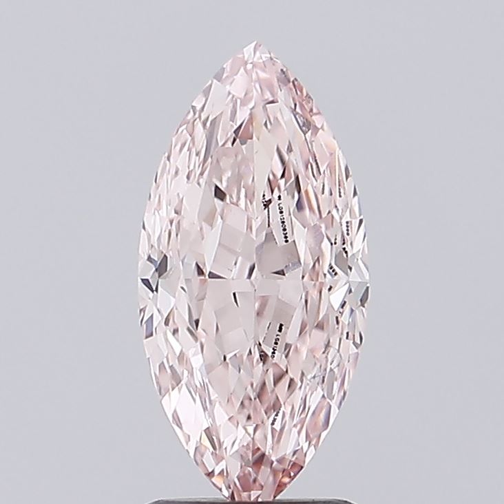 1.7 Carat Marquise Lab Diamond with  Cut Diamond in 14KT  view 1
