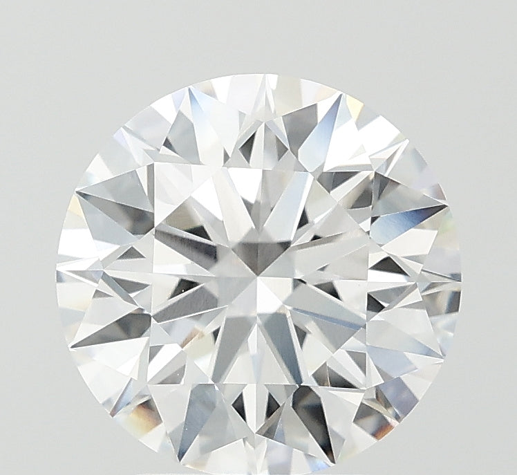 3.1 Carat Round Lab Diamond with  Cut Diamond in 14KT  view 1
