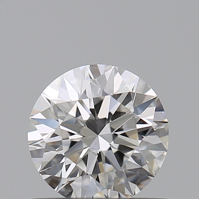0.53 Carat Round Natural Diamond with  Cut Diamond in 14KT  view 1
