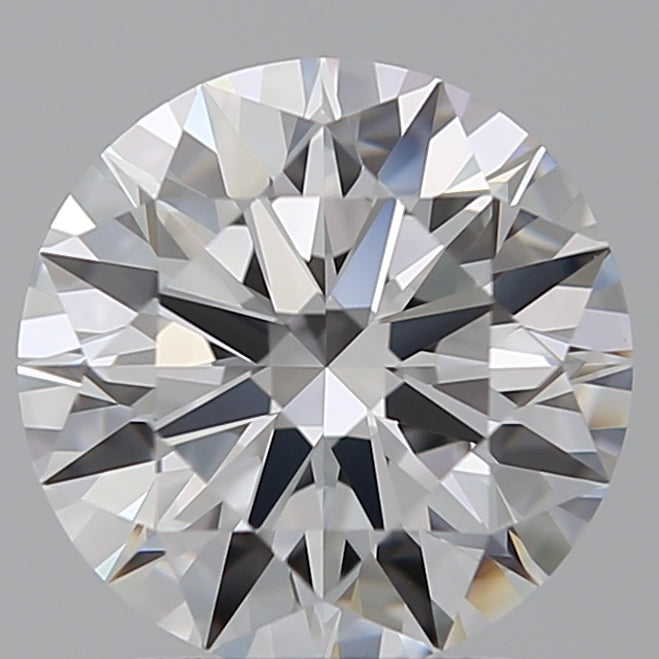 2.08 Carat Round Lab Diamond with  Cut Diamond in 14KT  view 1
