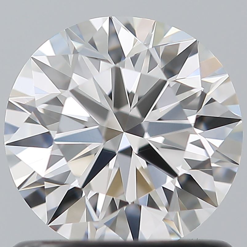 0.9 Carat Round Natural Diamond with  Cut Diamond in 14KT  view 1
