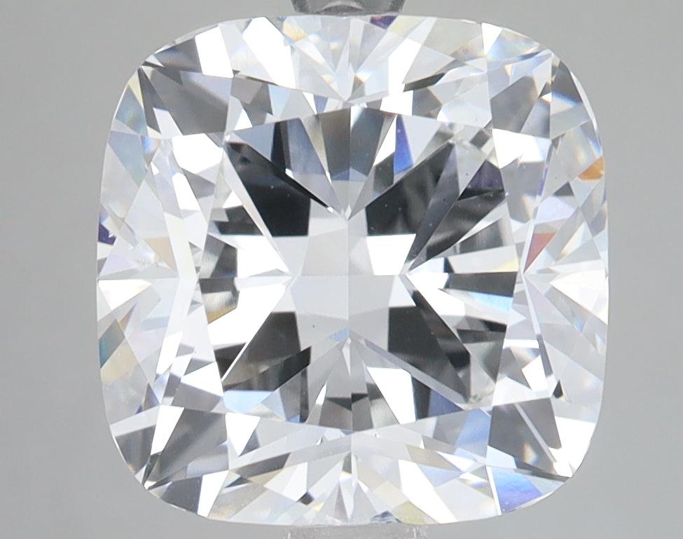 5.1 Carat Cushion Lab Diamond with  Cut Diamond in 14KT  view 1
