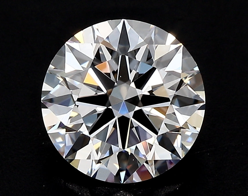1.95 Carat Round Lab Diamond with  Cut Diamond in 14KT  view 1
