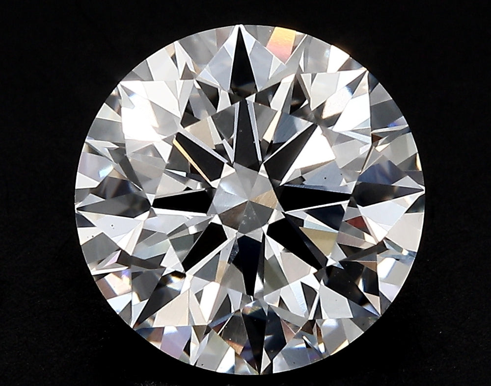 2.05 Carat Round Lab Diamond with  Cut Diamond in 14KT  view 1
