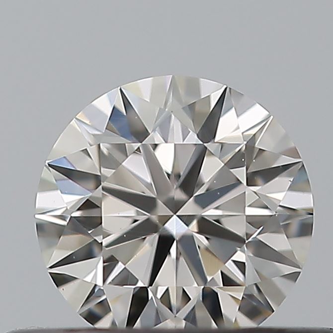 0.33 Carat Round Natural Diamond with  Cut Diamond in 14KT  view 1

