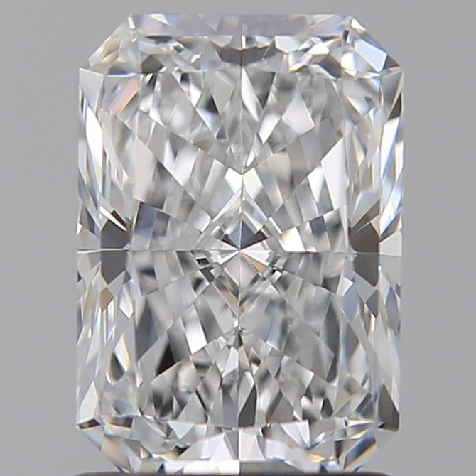 1.49 Carat Radiant Lab Diamond with  Cut Diamond in 14KT  view 1
