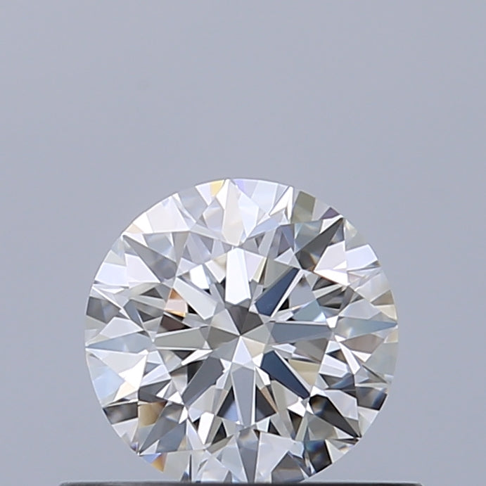 0.5 Carat Round Natural Diamond with  Cut Diamond in 14KT  view 1
