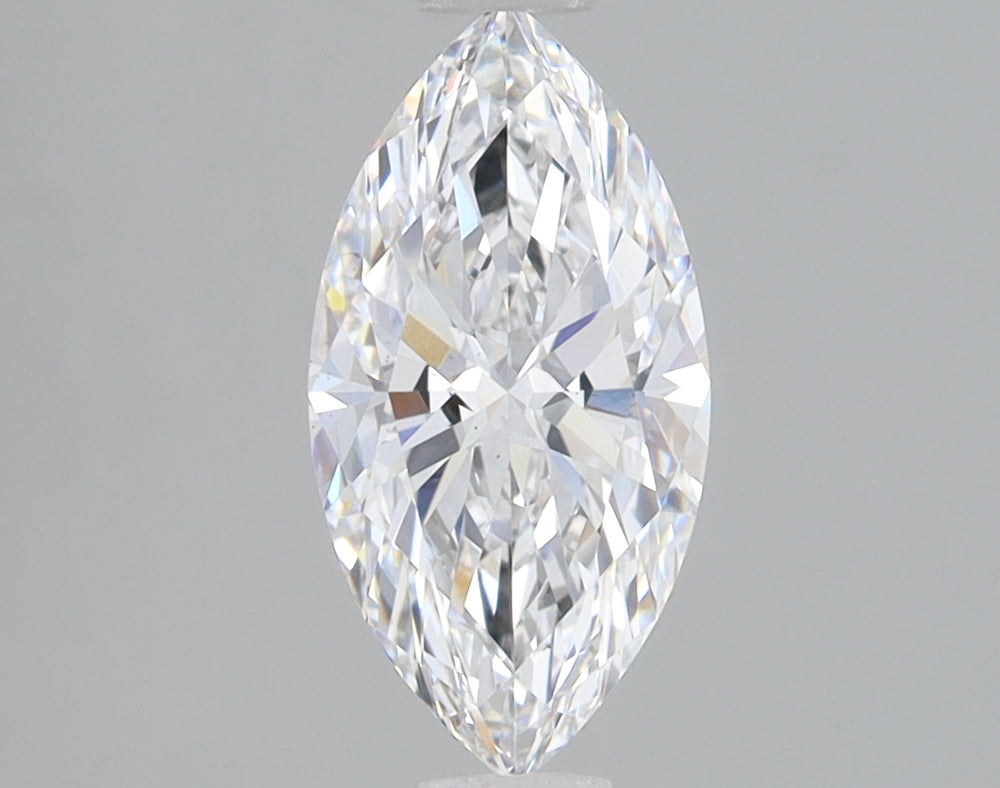 1.28 Carat Marquise Lab Diamond with  Cut Diamond in 14KT  view 1
