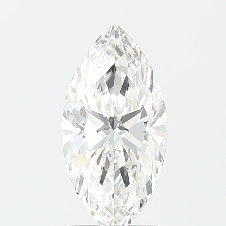 2.1 Carat Marquise Lab Diamond with  Cut Diamond in 14KT  view 1
