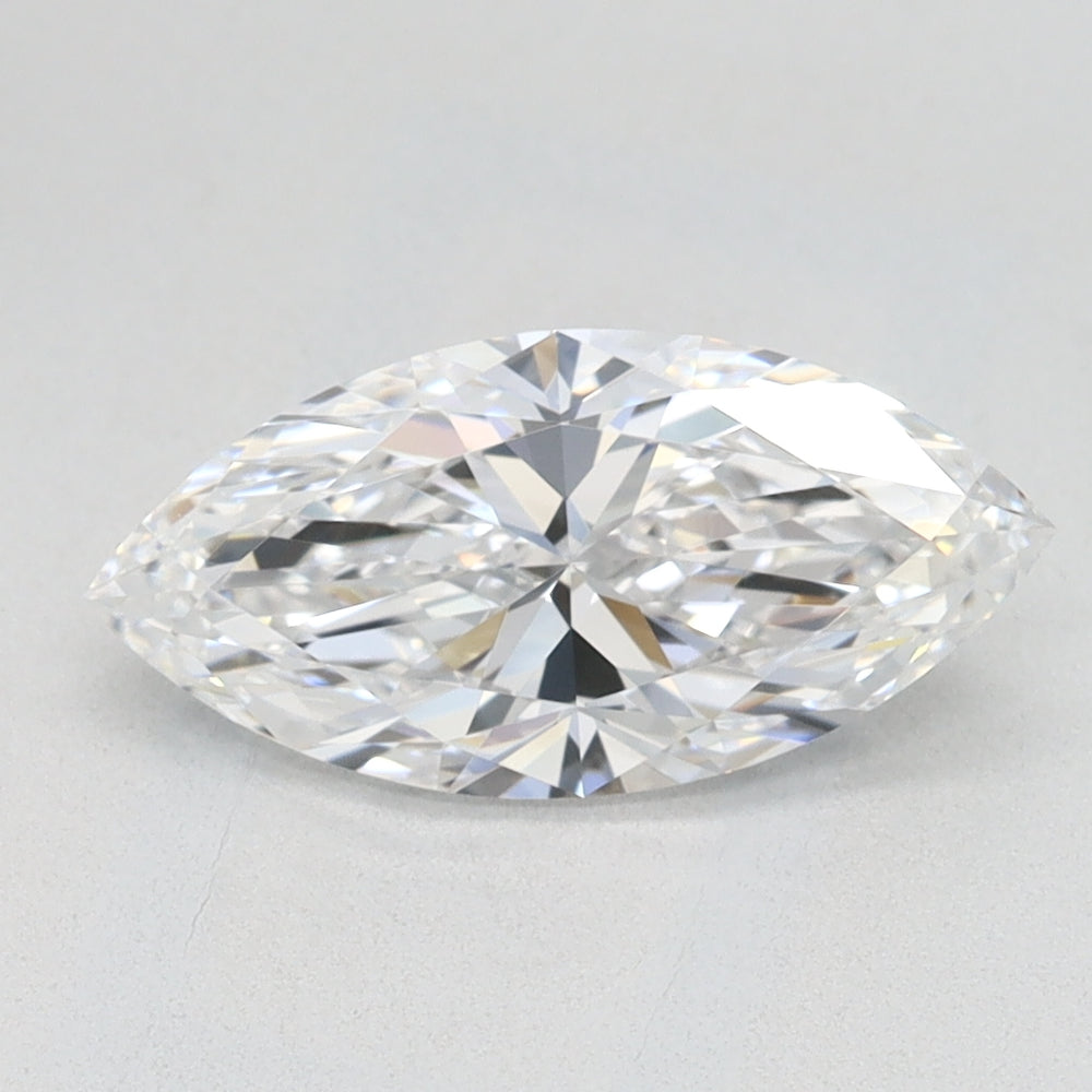 1.15 Carat Marquise Lab Diamond with  Cut Diamond in 14KT  view 1
