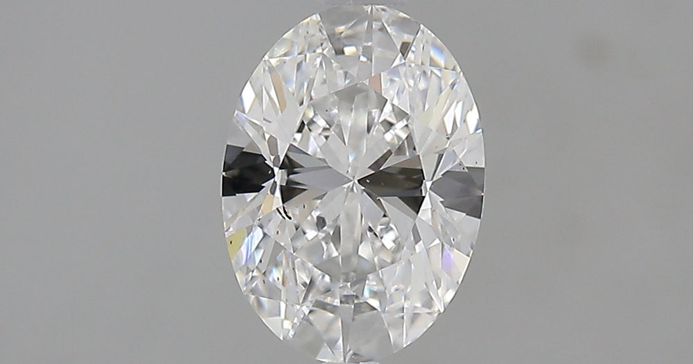1.0 Carat Oval Natural Diamond with  Cut Diamond in 14KT  view 1
