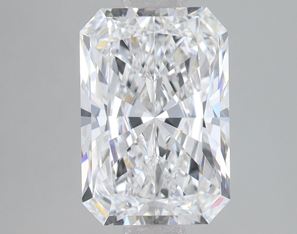2.5 Carat Radiant Lab Diamond with  Cut Diamond in 14KT  view 1
